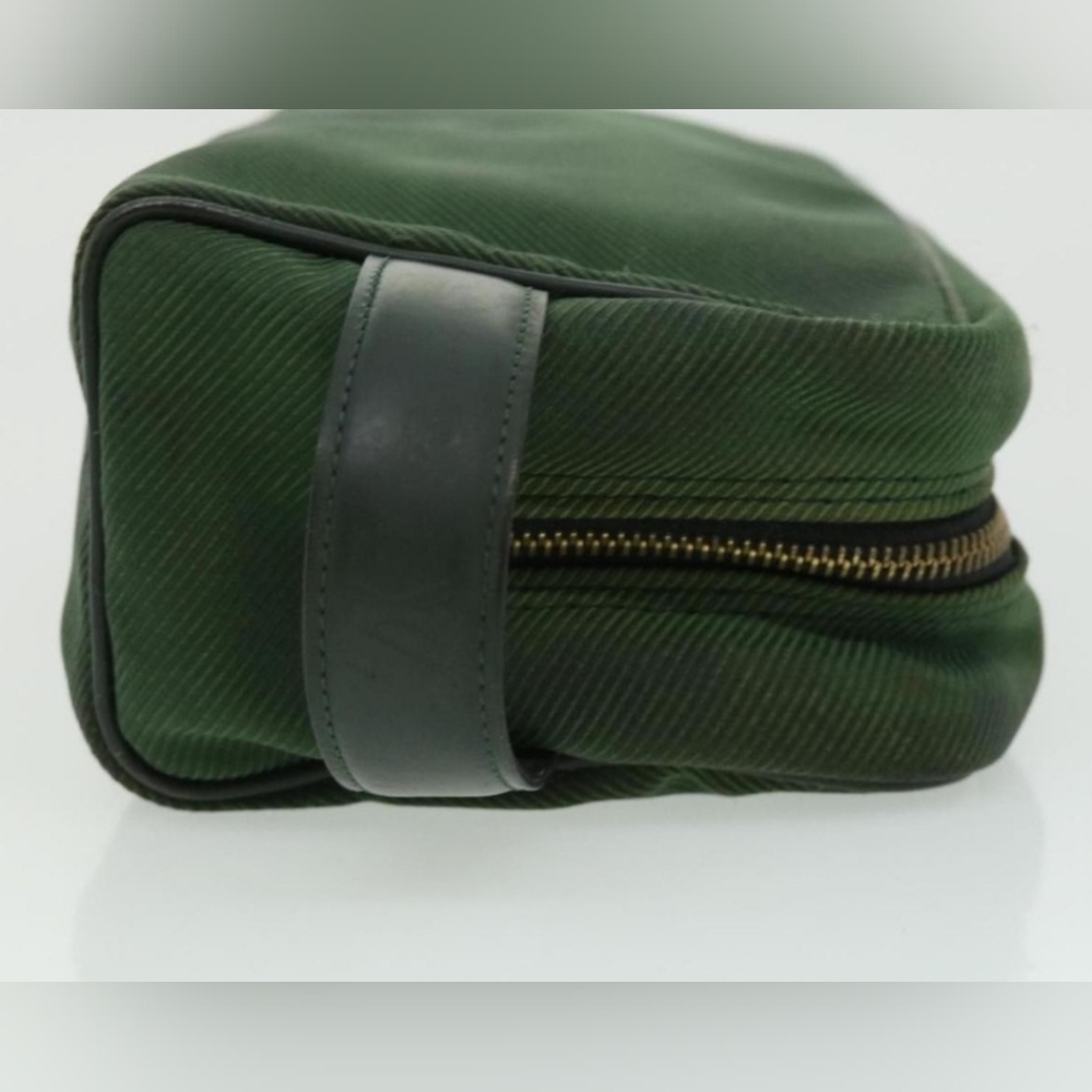 Louis Vuitton Taiga Parana Epicea Green Canvas Leather Clutch Pouch/ Bag (GUC) - Picture 2 of 16
